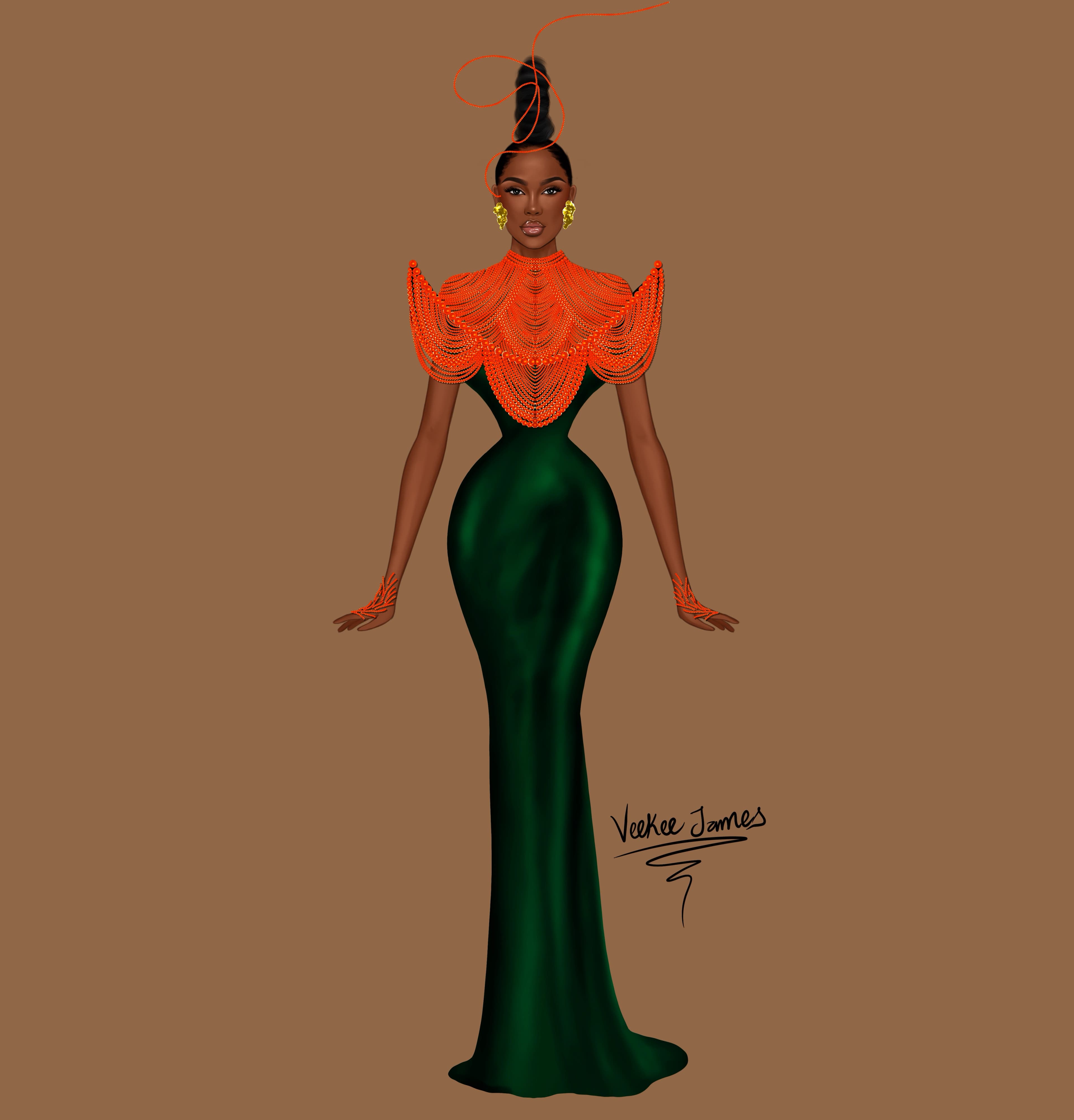 Custom tailored beige blazer on hanger